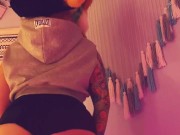 Furry Cat Girl shakes her fat ass for you 7/16