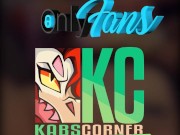 Sexy Furry Girl takes massive Knotted Dildo as deep as she can handle 12/16