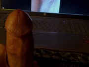 Cum tributing my favorite voluptuous PAWG MILF 3/16