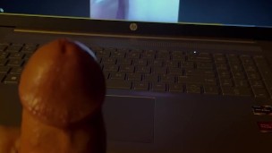 Cum tributing my favorite voluptuous PAWG MILF