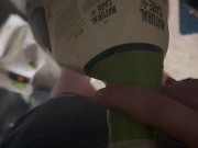 Had to piss in an old bottle while clearing out my old storage unit 10/16