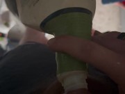 Had to piss in an old bottle while clearing out my old storage unit 11/16