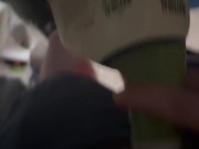 Had to piss in an old bottle while clearing out my old storage unit 4/16