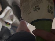 Had to piss in an old bottle while clearing out my old storage unit 7/16