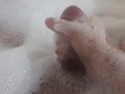 I masturbate myself while taking a bubble bath 14/16