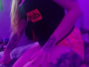 Watch my big ass bounce wile my best friend creampies my tight pussy 2/16