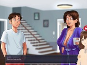 Summertime saga 2 #5 - Spying on my neighbor's daughter showering - Jazziuu - Gameplay 16/16