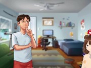 Summertime saga 2 #5 - Spying on my neighbor's daughter showering - Jazziuu - Gameplay 6/16