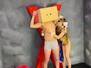 【S女のハロウィン】ムチムチ春麗コスプレでM男を拘◯ふともも足コキ❤️ 6/16