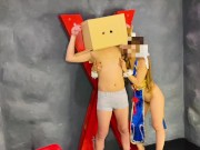 【S女のハロウィン】ムチムチ春麗コスプレでM男を拘◯ふともも足コキ❤️ 7/16