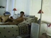 The sensuality of the teen does not make her partner contain the cum 5/16