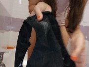 Sexy mom cuts her hair alone, hairy pussy, big tits. Hot latina big ass big tits 5/16