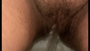 Hairy Pussy Pissing