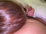 I love when my stepsister suck and play with my cum 11/16