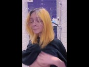 blonde teen babe takes a shower with you 2/16