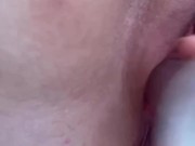 GETTING SQUIRT FROM MY TIGHT PUSSY RUSSIAN HOMEMADE AMATEUR 7/16