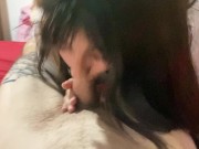 Morocha hermosa la chupa como diosa 1/16