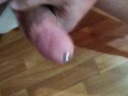 a lot of sperm after probing the urethra with a 10 mm toy 15/16