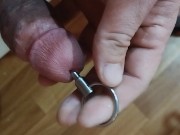 a lot of sperm after probing the urethra with a 10 mm toy 4/16