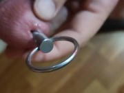 a lot of sperm after probing the urethra with a 10 mm toy 5/16