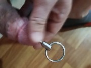 a lot of sperm after probing the urethra with a 10 mm toy 9/16