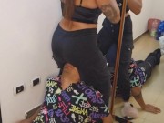 Facesitting while i do my make up 11/16