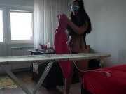 Sexy brunette mom, big ass. Hot Latina with hairy pussy, big tits, big nipples 8/16