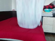 Sexy brünette Mutter, großer Arsch. Heiße Latina mit haariger Muschi, großen Titten und großen Nippe 11/16