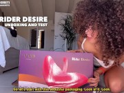VVD RIDER DESIGN SEX TOY UNBOXING, RIDE AND ORGASM 1/16