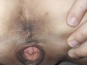 My beautiful wife with open holes 2/16