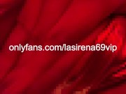 LaSirena Rubs Her Pussy Under Red Lights 10/16