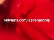 LaSirena Rubs Her Pussy Under Red Lights 3/16