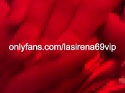 LaSirena Rubs Her Pussy Under Red Lights 7/16