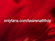 LaSirena Rubs Her Pussy Under Red Lights 8/16