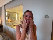 Cheating on Girlfriend with Hot Blonde Milf 1/16