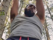 Handsfree Cumshot in the forest 1/16