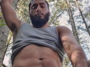 Handsfree Cumshot in the forest 3/16