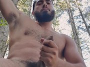 Handsfree Cumshot in the forest 8/16