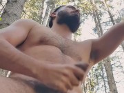 Handsfree Cumshot in the forest 9/16