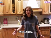 My angry roommate turned into a cutie after my dick. 3/16