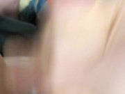 Walking with cock out in public, masturbating in busy public bathroom, first time showing body 13/16