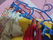 Fucking and cumming on neighbors panties 2/16