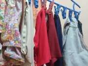 Fucking and cumming on neighbors panties 9/16