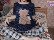 Student Plays With Nipples And Tits After College Until She Cums 2/16