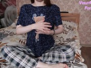 Student Plays With Nipples And Tits After College Until She Cums 3/16