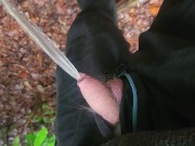 Pissing in the beautiful forest 11/16