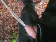 Pissing in the beautiful forest 12/16