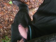 Pissing in the beautiful forest 15/16