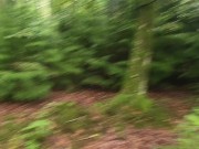 Pissing in the beautiful forest 2/16
