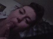 Worshipping Daddys Cock With eye contact pov